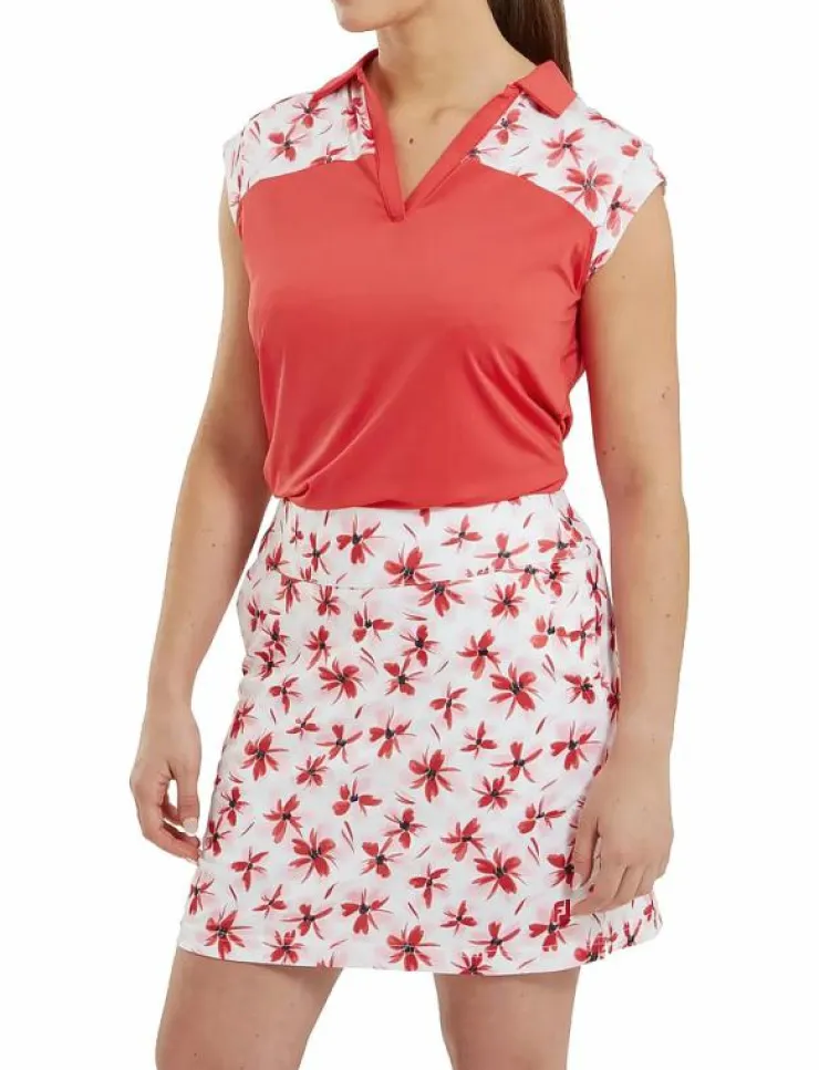 FootJoy Floral Print Knit Skort - Kjolar|Kvinnor Klänningar & Kjolar