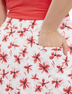 FootJoy Floral Print Knit Skort - Kjolar|Kvinnor Klänningar & Kjolar