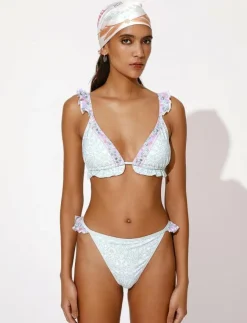 Malina Florence frill printed bikini bottom - Bikinibriefs|Kvinnor Badkläder