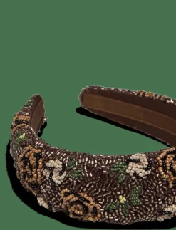 Kvinnor Becksöndergaard Hår|Håraccessoarer|Florian Wide Beaded Hairbrace - Hårband & Diadem