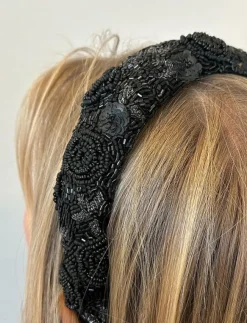 Kvinnor Becksöndergaard Håraccessoarer|Florian Wide Beaded Hairbrace - Hårband & Diadem