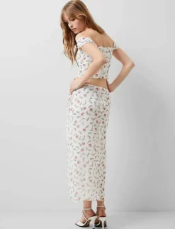 French Connection FLORIANA HALLIE CRINKLE SKIRT - Midi kjolar|Kvinnor Kjolar