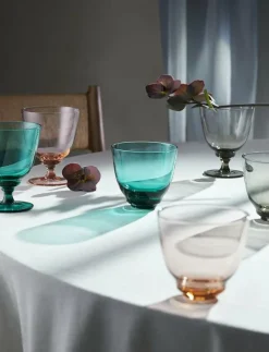 Holmegaard Glas|Flow Glas på fot 35 cl - Vitvinsglas