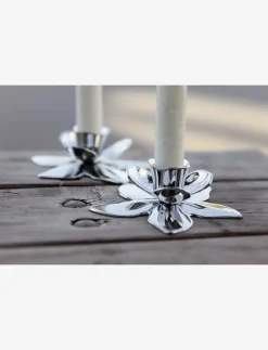 Kunstindustrien Flower Art Deco Candlestick - - Dekoration| Ljusstakar & Ljushållare