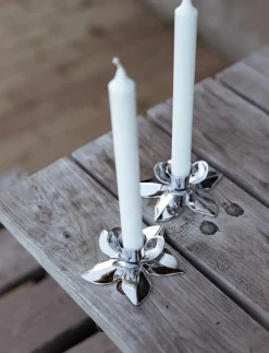 Kunstindustrien Flower Art Deco Candlestick - - Dekoration| Ljusstakar & Ljushållare