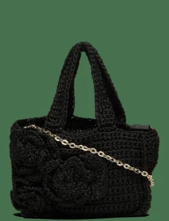 Kvinnor Mango Handväskor|Flowers crochet mini bag - Handväskor
