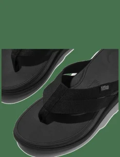 FitFlop F-MODE GO WEBBING FLATFORM STRAPPY FLIP-FLOPS - Sandaler|Kvinnor Flip Flops