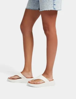 FitFlop F-MODE LEATHER FLATFORM TOE-POST SANDALS - Sandaler|Kvinnor Flip Flops