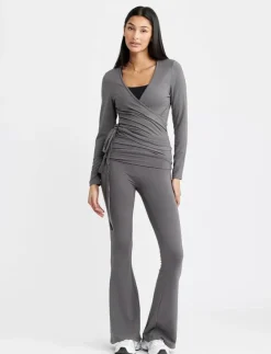 Drop of Mindfulness FOLDING WAISTBAND FLARE - Byxor|Kvinnor Byxor
