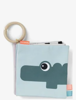 Barn Done by Deer Babyleksaker|Babyleksaker|Fold-out soft book Deer friends - Interaktiva leksaker