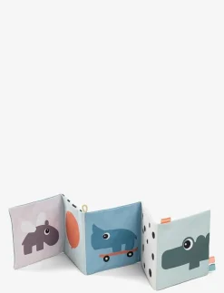Barn Done by Deer Babyleksaker|Babyleksaker|Fold-out soft book Deer friends - Interaktiva leksaker