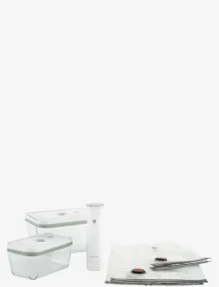 Zwilling Fresh & Save, Vakuum start set Glas Vit 7-delar - Vakuumpump| Köksmaskiner