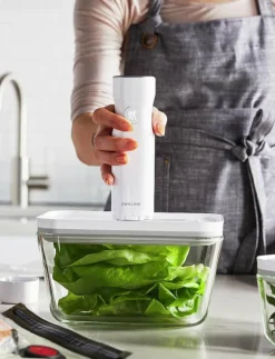 Zwilling Fresh & Save, Vakuum start set Glas Vit 7-delar - Vakuumpump| Köksmaskiner
