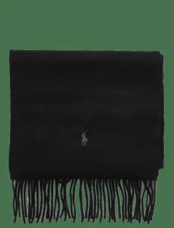Polo Ralph Lauren Fringe Cashmere Scarf - Halsdukar| Sjalar & Halsdukar