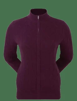 FootJoy Full-Zip Lined Pullover - Stickat|Kvinnor Sweatshirts