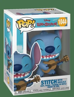 Barn Funko Leksaksset & Leksaksfigurer|POP Vinyl Lilo and Stitch Stitch w Ukelele - Film & Sagofigur
