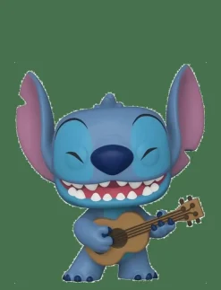 Barn Funko Leksaksset & Leksaksfigurer|POP Vinyl Lilo and Stitch Stitch w Ukelele - Film & Sagofigur