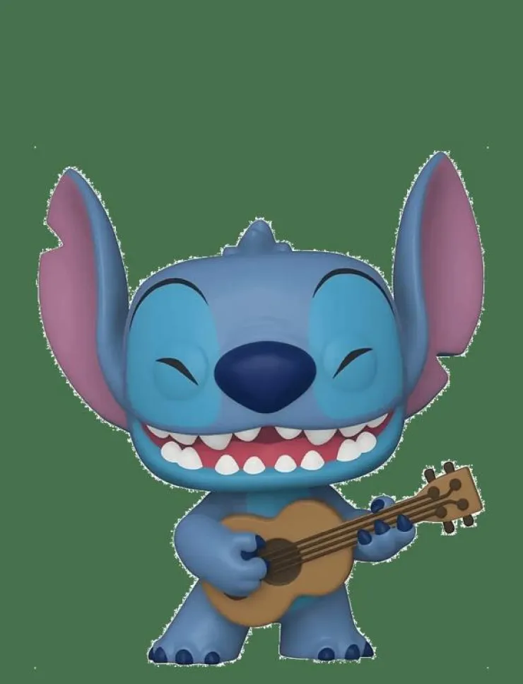 Barn Funko Leksaksset & Leksaksfigurer|POP Vinyl Lilo and Stitch Stitch w Ukelele - Film & Sagofigur