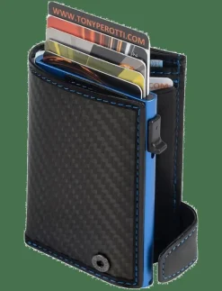 Kvinnor Tony Perotti Plånböcker & Korthållare|Furbo Carbon cardholder with banknote and coin pocket - Plånböcker