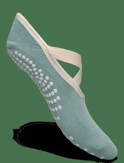 Kvinnor Gaiam Sportutrustning|Sportutrustning|GRIPPY YOGA BARRE SOCKS ICEBERG - Yogastrumpor