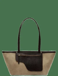 ATP Atelier Gaiba Suede/Printed Lizard - Shoppers|Kvinnor Shoppingväskor & Totes