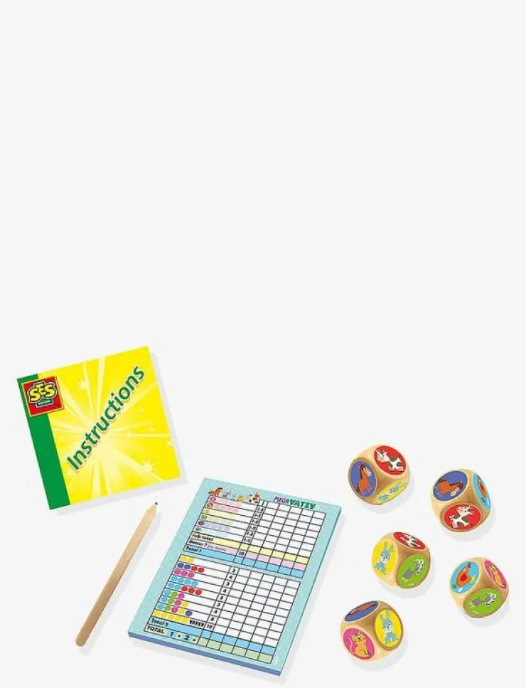 Barn SES Creative Uteleksaker|Game - Yatzy - Mega Junior - Utomhusspel & Sport
