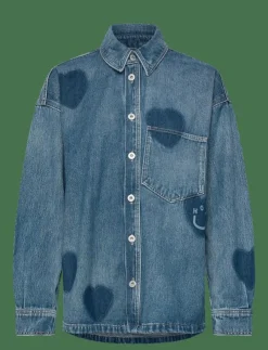 HUGO BLUE Garesa_2_B - Jeansskjortor|Kvinnor Denimkläder