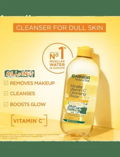 Kvinnor Garnier Hudvård|Vitamin C Cleansing Water - MAXI FORMAT - Återfuktande toner