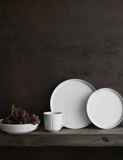 Rosendahl GC Essentials Middagstallrik Ø25 cm vit 4 st. - Mattallrikar| Tallrikar