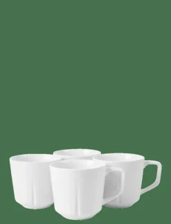 Rosendahl Muggar & Koppar|GC Essentials Mugg 30 cl vit 4 st. - Kaffekoppar