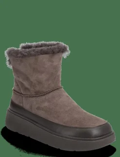 FitFlop GEN-FF MINI DOUBLE-FACED SHEARLING BOOTS - Platta ankelboots|Kvinnor Varmfodrade Stövlar