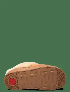 FitFlop GEN-FF SHEARLING-COLLAR SUEDE SLIPPERS - Inneskor|Kvinnor Tofflor