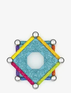 Barn Geomag Klossar & Byggsatser|Glitter Panels Recycled 22 Pcs - Byggsats