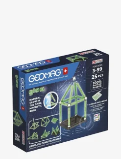 Barn Geomag Klossar & Byggsatser|Glow Recycled 25 Pcs - Byggsats