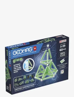 Geomag Glow Recycled 60 Pcs - Byggsats|Barn Klossar & Byggsatser