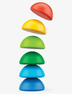 Geomag MAGICUBE MAGIC STACKING 6 PCS - Stapelbara klossar|Barn Babyleksaker|Babyleksaker