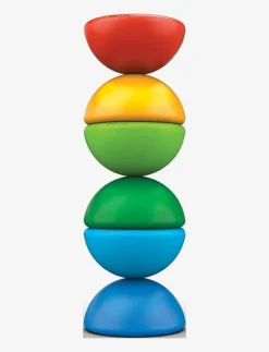 Geomag MAGICUBE MAGIC STACKING 6 PCS - Stapelbara klossar|Barn Babyleksaker|Babyleksaker