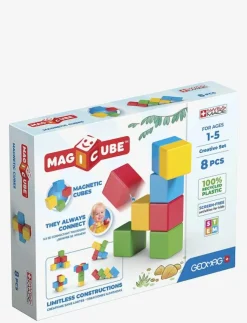 Geomag Magicube Re Creative Set 8 Pcs - Byggklossar|Barn Klossar & Byggsatser