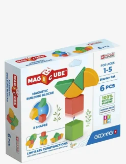 Barn Geomag Klossar & Byggsatser|Magicube Re Shapes Starter Set 6 Delar - Byggklossar