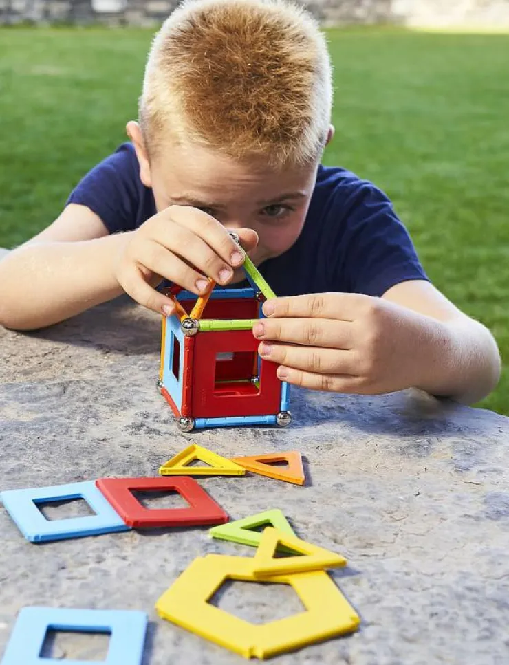 Barn Geomag Klossar & Byggsatser|Supercolor Panels Recycled 52 Pcs - Byggsats