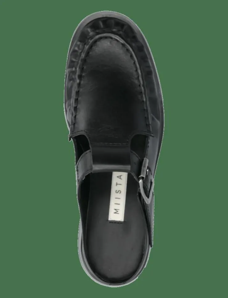 Kvinnor MIISTA Mules & Slip-Ins|Gianna Buckled Mules - Mules med klack