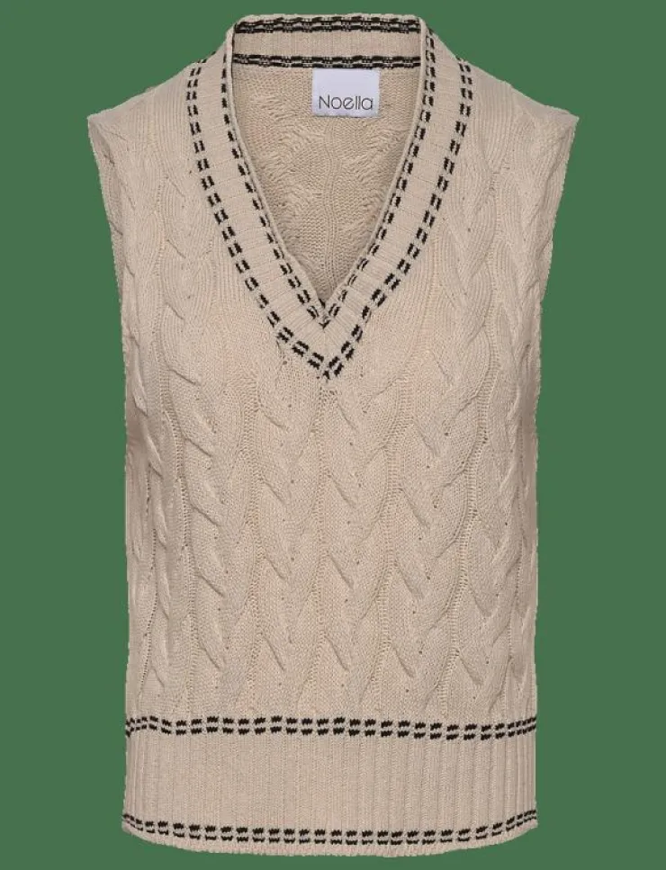 Noella Gio Knit Vest - Stickade västar|Kvinnor Västar