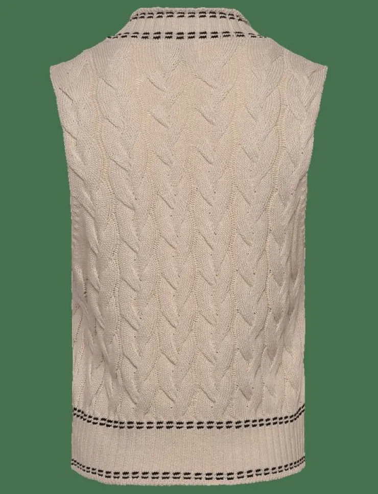 Noella Gio Knit Vest - Stickade västar|Kvinnor Västar