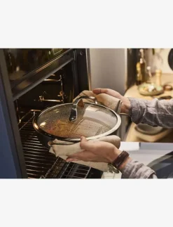 Ballarini Glaslock med RF bygelhandtag & kant - Lock & Tillbehör| Stekpannor & Kokkärl