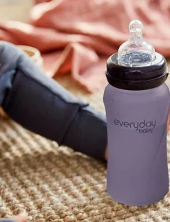 Barn Everyday Baby Mata|Glass Baby Bottle Heat Sensing Healthy + 240ml - Nappflaskor
