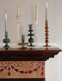 Au Maison Glass candle holder - Dekoration| Ljusstakar & Ljushållare