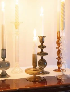Au Maison Glass candle holder - Dekoration| Ljusstakar & Ljushållare