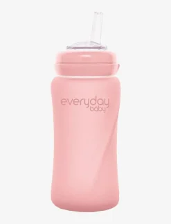 Barn Everyday Baby Mata|Glass Straw Bottle Healthy + - Nappflaskor
