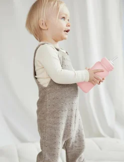 Barn Everyday Baby Mata|Glass Straw Bottle Healthy + - Nappflaskor