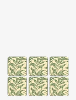 Morris & Co Serveringstillbehör|Glasunderlägg Willow Bough 6-p - Serveringstillbehör